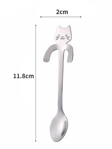 Cat Stainless Steel Hanging Spoons