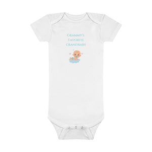 Grammy's Favorite Grand Baby Short Sleeve Onesie®