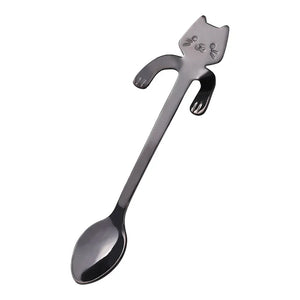 Cat Stainless Steel Hanging Spoons