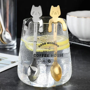 Cat Stainless Steel Hanging Spoons